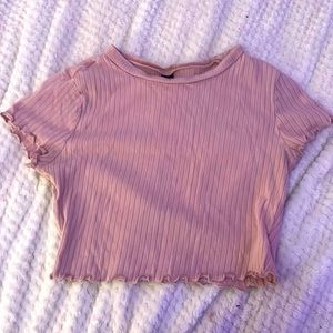 Cropped coquette baby tee